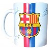 Hrnček FC Barcelona, biely s podpismi, 300 ml