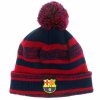 Detská čiapka FC Barcelona, brmbolec, pruhovaná, veľ S