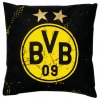 Vankúšik Borussia Dortmund, čierny, 40x40 cm, bavlna