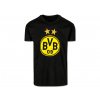 Tričko Borussia Dortmund, čierne, bavlna