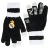 Rukavice Real Madrid FC, čierno-biele, protišmykové, L/XL