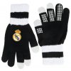 Rukavice Real Madrid FC, čierno-biele, protišmykové, S