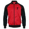 Športová a rekreačná bunda Liverpool FC, zips, červeno-čierna
