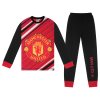 Detské Pyžamo Manchester United FC, čierno-červené, bavlna