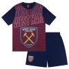 Detské pyžamo West Ham United FC, vínovo-modré, bavlna