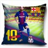 Vankúšik FC Barcelona, foto Messi, 40x40 cm