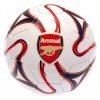 Futbalová lopta Arsenal FC, biela, farebný znak, veľ. 5