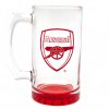 Pivný pohár Arsenal FC, červená, 425 ml