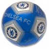 Futbalová lopta Chelsea FC, modro-strieborná, podpisy, veľ. 5