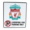 Plechová ceduľa Liverpool FC, biela, 23x25 cm