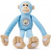 Plyšová opička Manchester City FC, modrá, na zavesenie