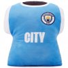 Vankúšik Manchester City FC, tvar tričká, modrý, 36x38 cm