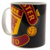 Hrnček Manchester United FC, červeno-čierny, 300 ml