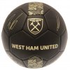 Futbalová lopta West Ham United FC, čierna, veľ.5