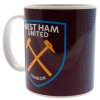 Hrnček West Ham United FC, vínovo-modrý, 300 ml