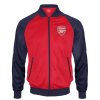 Bunda Arsenal FC, červeno-modrá, bomber, zips