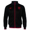 Bunda Arsenal FC, čierna, stojačik, zips