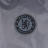 Bunda Chelsea FC, sivá, kapucňa, zips