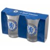 Poháre na panáky Chelsea FC, 50 ml, súprava 2 ks