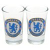Poháre na panáky Chelsea FC, 50 ml, súprava 2 ks