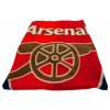 Fleecová deka Arsenal FC, červená, 125x150 cm