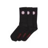 Ponožky FC Bayern Mníchov, čierne, 3 páry