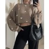 pull en maille avec motif coeur taupe 67143486e09c6