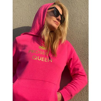 Dámská mikina s kapucí Prosecco queen