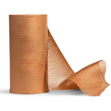 Voštinový papír v roli, výplňový fixační materiál, 250 m