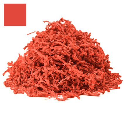 papírová cihlově červená výplň do krabic a zásilek, hmotnost 1kg, 5kg, 10kg