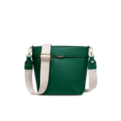 Priestranná crossbody kabelka Verica Green