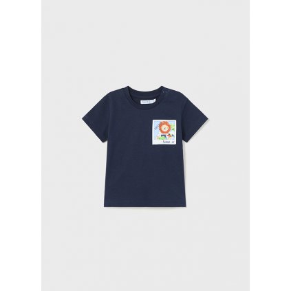 Tmavomodré tričko pre bábätká Mayoral