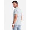 slo pl Panske bavlnene tricko s jemnou vysivkou svetlosive V4 OM TSCT 0170 126135 3