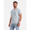 slo pl Panske bavlnene tricko s jemnou vysivkou svetlosive V4 OM TSCT 0170 126135 4