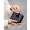 Malá bodkovaná peňaženka na patent Pippa Mini Black