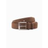 slo pl Pansky jednofarebny opasok z prirodneho semisu hnedy V2 OU ACBE 0112 127884 2