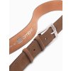 slo pl Pansky jednofarebny opasok z prirodneho semisu hnedy V2 OU ACBE 0112 127884 3