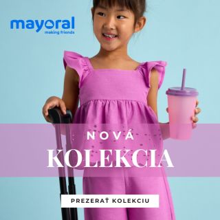 Nová kolekcia @mayoralmakingfriends už v predaji online na @fancys_sk_cz a v predajni v OC Retro - Nevädzova, Bratislava....
