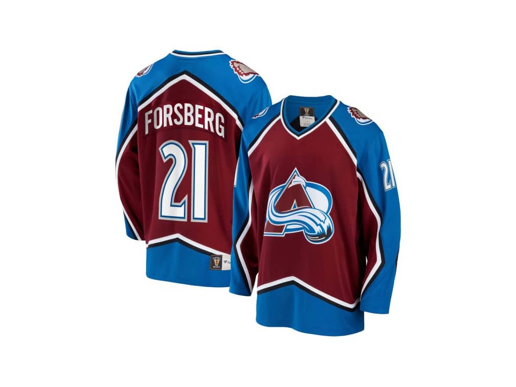 Colorado avalanche forsberg jersey outlet