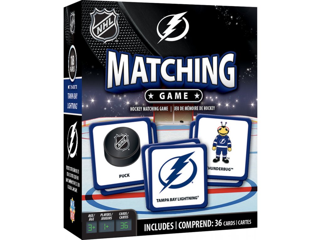 Pexeso Tampa Bay Lightning Matching Game FandaNHL.cz