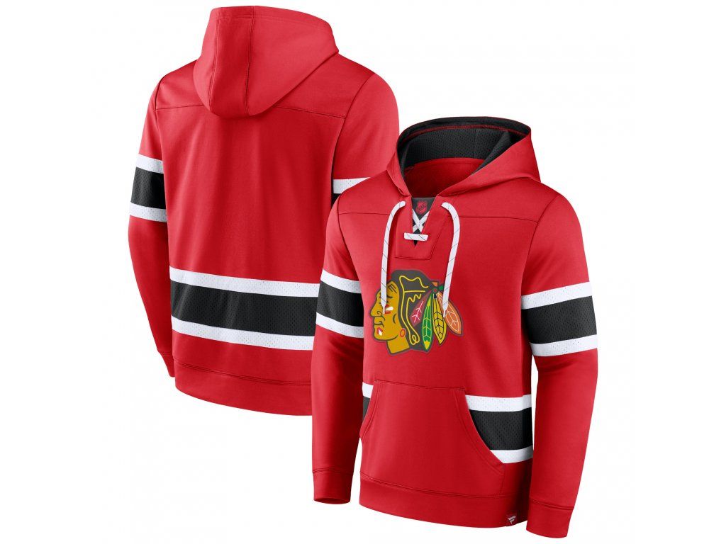 Youth Red Chicago Blackhawks Ageless Revisited Home Lace-Up