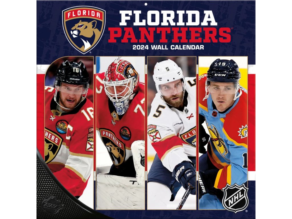 Kalendář Florida Panthers 2024 Wall Calendar FandaNHL.cz