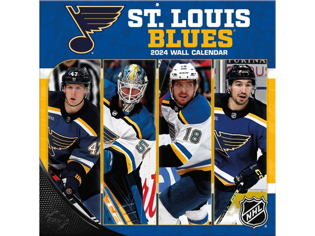 Kalendář St. Louis Blues 2024 Wall Calendar FandaNHL.cz