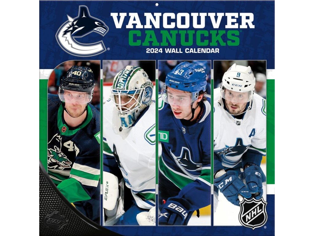 Kalendář Vancouver Canucks 2024 Wall Calendar FandaNHL.cz