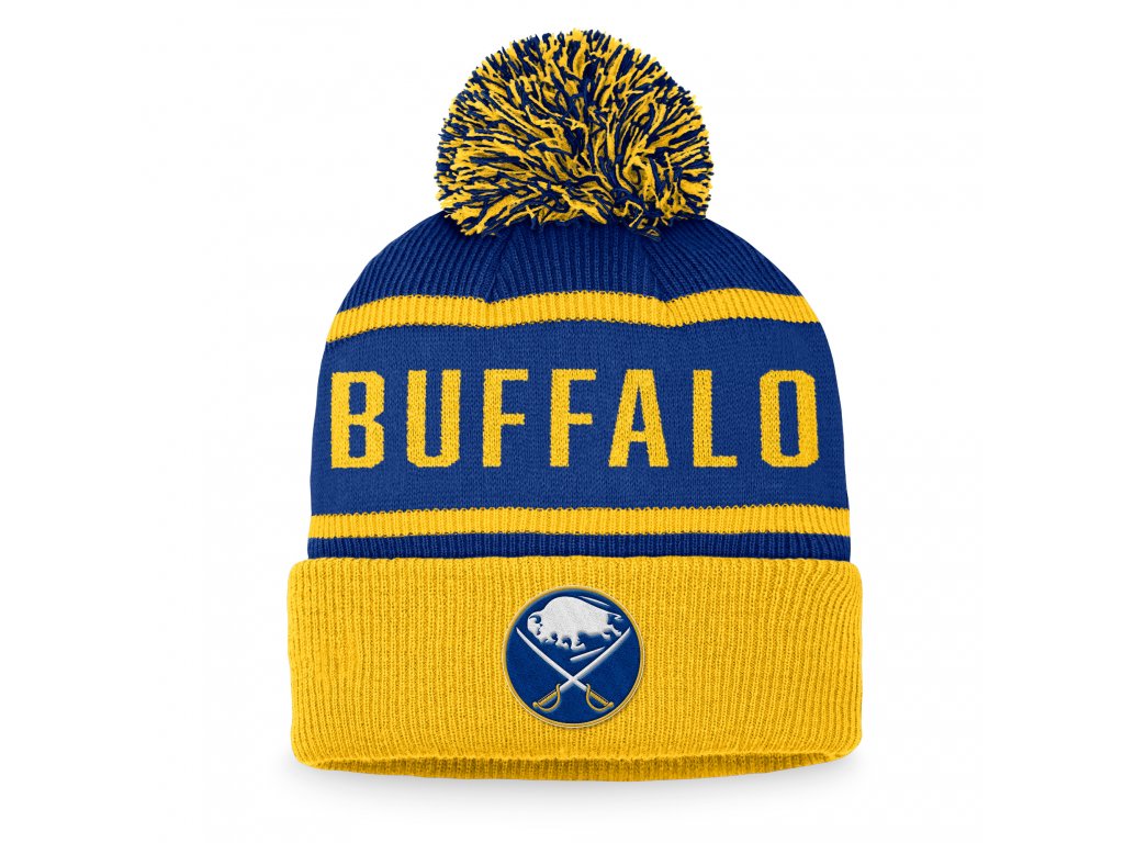 Pánská zimní čepice Buffalo Sabres NHL Heritage Beanie Cuff with Pom