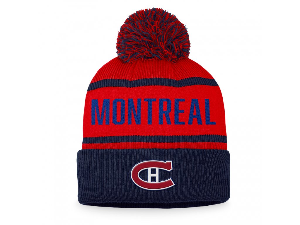 Pánská zimní čepice Montreal Canadiens NHL Heritage Beanie Cuff with Pom