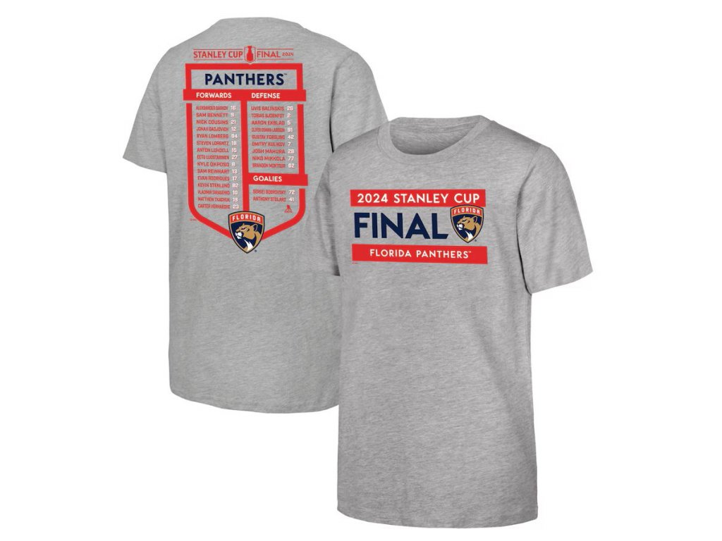 Dětské tričko Florida Panthers 2024 Stanley Cup Champions Final Roster