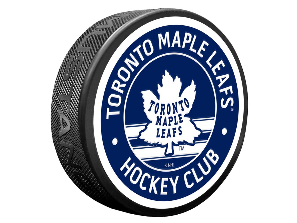 Puk Toronto Maple Leafs Vintage Striped Textured Puck