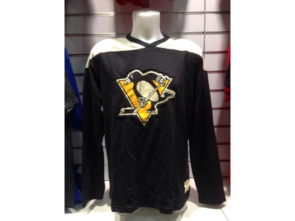 Pánské Tričko Pittsburgh Penguins Long Sleeve Crew 15 - Fanda-NHL.cz