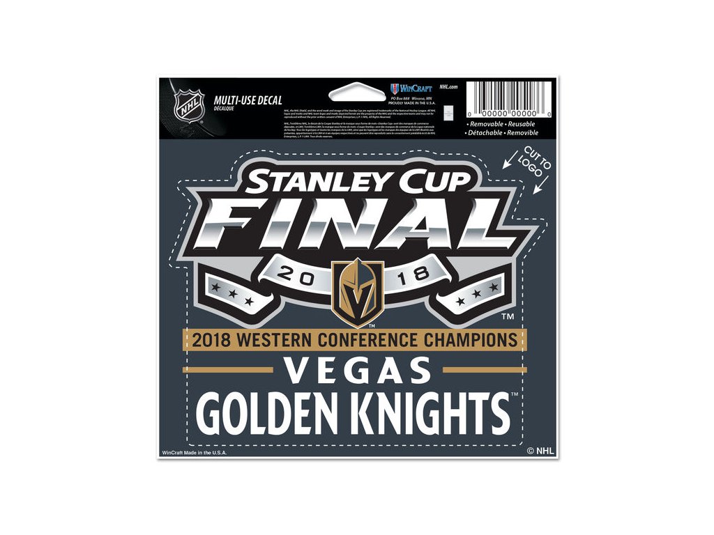 Vegas Golden Knights Jack Eichel Multi-Use Decal, 3 Pack - Vegas Sports Shop